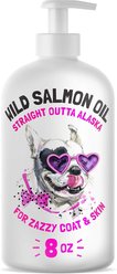 Legitpet Wild Caught Alaskan Salmon Oil Liquid Skin & Coat Supplement for Dogs & Cats, 8-fl oz bottle
