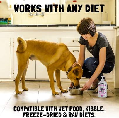 Show full view: Legitpet Wild Caught Alaskan Salmon Oil Liquid Skin & Coat Supplement for Dogs & Cats, 8-fl oz bottle slide 4 of 9