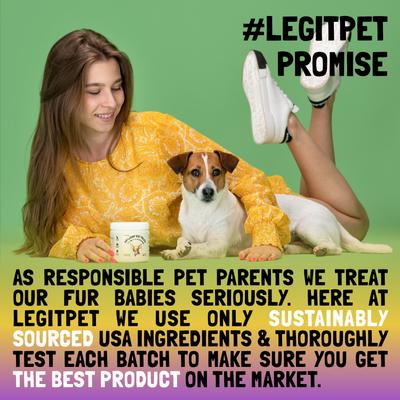 Show full view: Legitpet Mushroom Complex Chews Supplement for Dogs, 30 count slide 8 of 9