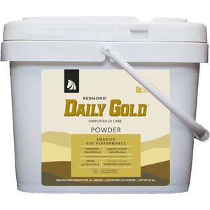 Redmond Daily Gold Stress Relief Digestive Support Supplement for Horses, 25-lb tub