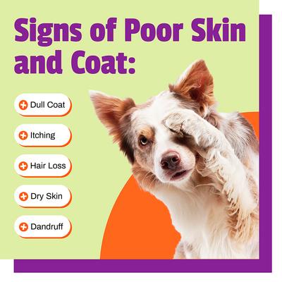 Show full view: Pet Naturals Skin + Coat Dog Chews, 30 count slide 3 of 11