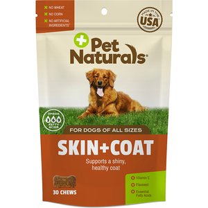 Pet Naturals Skin + Coat Dog Chews, 30 count