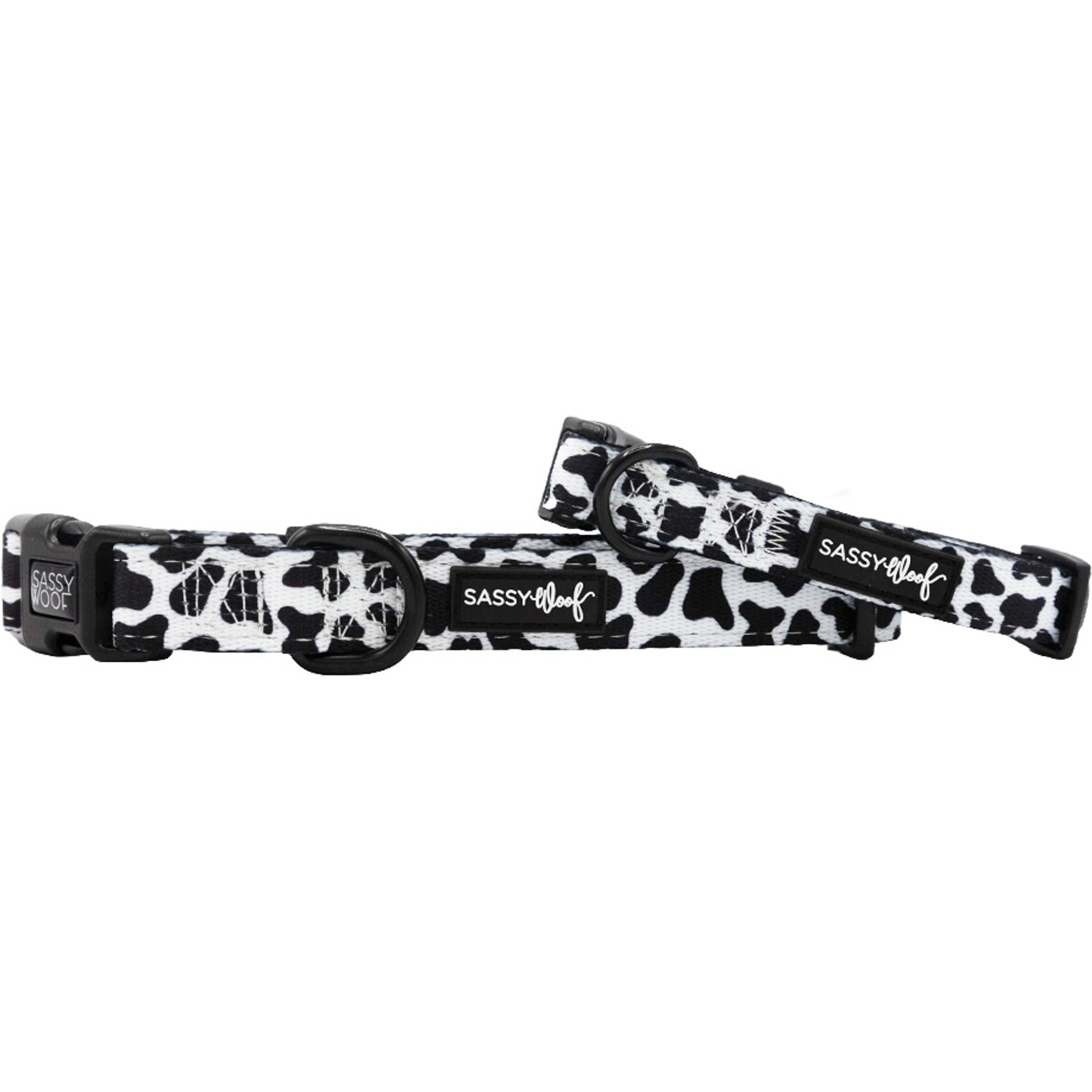 Sassy Woof Whole Milk Dog Collar, X-Small: 9.5-in neck, 1/3-in wide