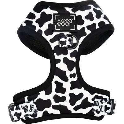 Sassy Woof Sassy Woof Whole Milk Adjustable Dog Harness, Large: 22 to 33-in chest