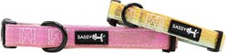 Sassy Woof The Night Life Dog Collar, Large: 26-in neck, 1-in wide