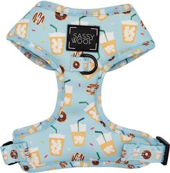 Sassy Woof Sweets & Pawfee Adjustable Dog Harness, Medium: 18 to 25-in chest slide 1 of 6