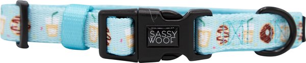 Show full view: Sassy Woof Sweets & Pawfee Dog Collar, Small: 13-in neck, 1/2-in wide slide 2 of 7