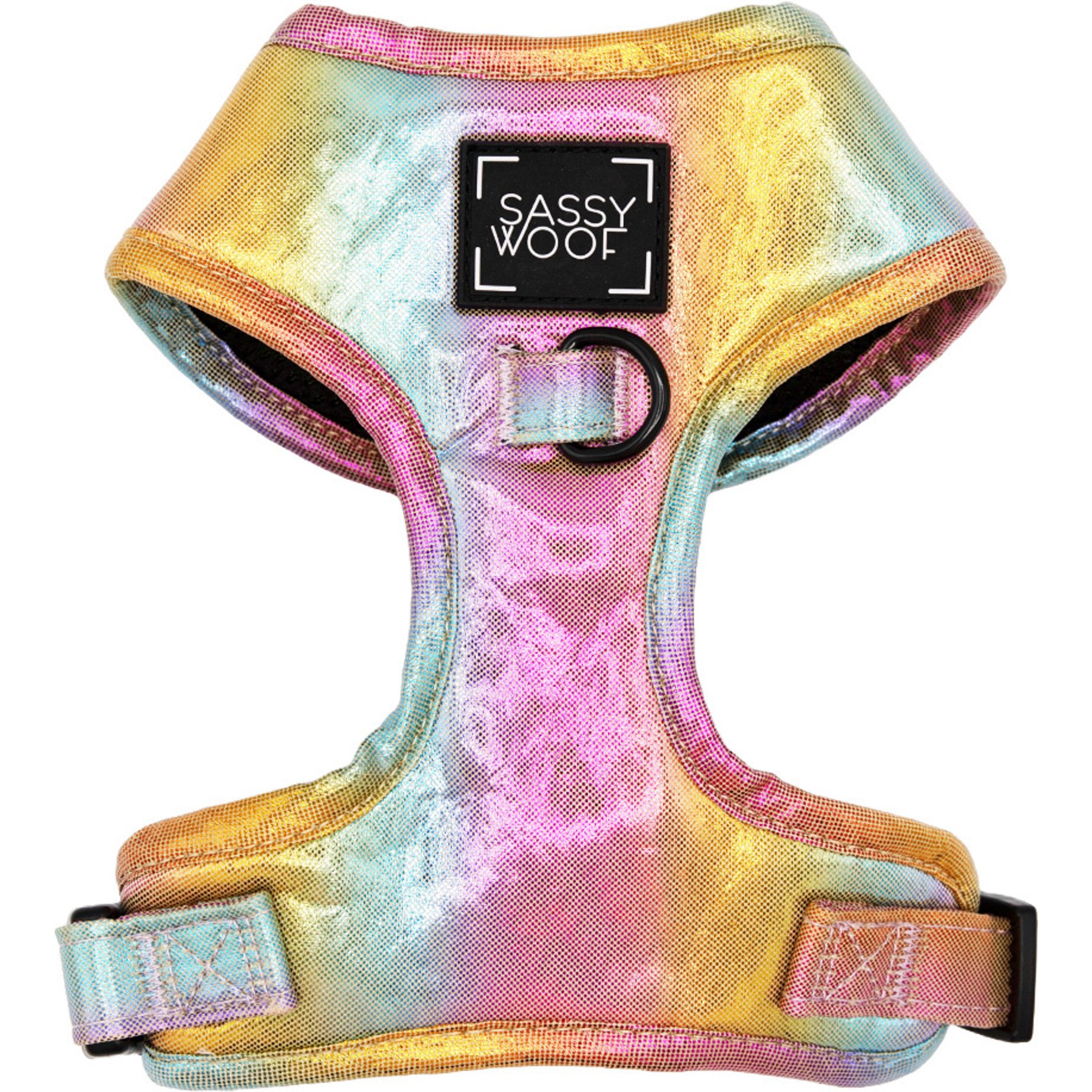 Sassy Woof The Night Life Adjustable Dog Harness, X-Large: 24 to 35-in chest