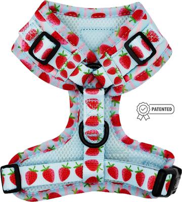 Show full view: Sassy Woof I Woof You Berry Much Adjustable Dog Harness, X-Large: 24 to 35-in chest slide 2 of 7