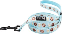Sassy Woof Sweets & Pawfee Dog Leash, 5-ft long, 3/4-in wide