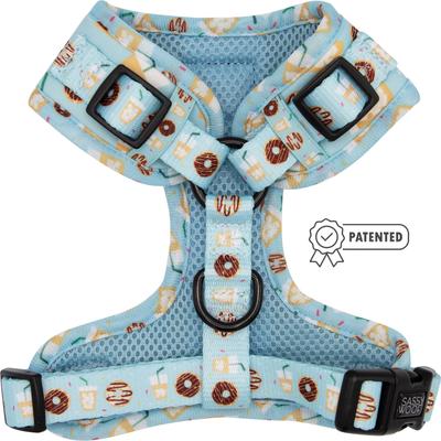 Show full view: Sassy Woof Sweets & Pawfee Adjustable Dog Harness, Medium: 18 to 25-in chest slide 3 of 7