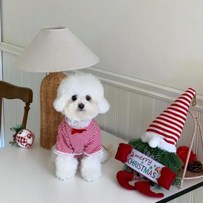 Show full view: Dolly Pet Christmas Paws Holiday Cheer Dog Shirt, X-Small slide 3 of 6