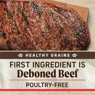 Show full view: Merrick Classic Healthy Grains Real Beef + Brown Rice Recipe with Ancient Grains Adult Dry Dog Food, 33-lb bag slide 6 of 12