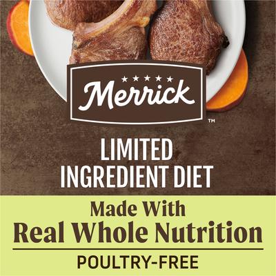 MERRICK Limited Ingredient Diet Grain-Free Chicken-Free Real Lamb
