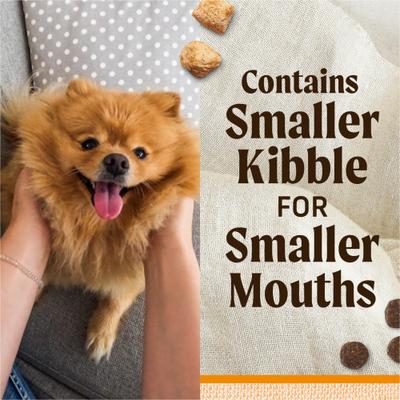 Show full view: Merrick Lil' Plates Grain-Free Small Breed Dry Dog Food Real Chicken, Sweet Potatoes + Peas with Raw Bites Recipe, 4-lb bag slide 4 of 12