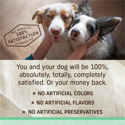 Show full view: Merrick Lil' Plates Grain-Free Small Breed Dry Dog Food Senior Real Chicken + Sweet Potato Recipe, 4-lb bag slide 8 of 12