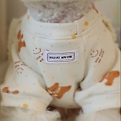 Dolly Pet Chic Bow Elegance Sweet Bear Fleece Dog Hoodie, Large slide 2 of 5