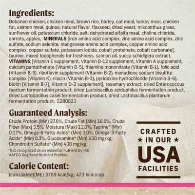 Show full view: Merrick Classic Healthy Grains Small Breed Recipe Adult Dry Dog Food, 12-lb bag slide 7 of 12