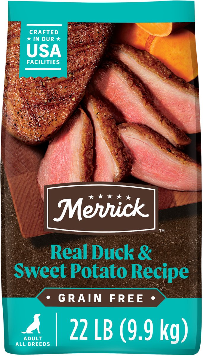 Merrick Grain-Free Dry Dog Food Real Duck & Sweet Potato Recipe