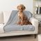 Show in main carousel: PetAmi Sherpa Fleece Waterproof Cat & Dog Blanket, Light Gray, Medium  slide 3 of 9