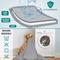 Show in main carousel: PetAmi Sherpa Fleece Waterproof Cat & Dog Blanket, Light Gray, Medium  slide 2 of 9