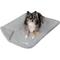 Show in main carousel: PetAmi Sherpa Fleece Waterproof Cat & Dog Blanket, Light Gray, Medium  slide 1 of 9