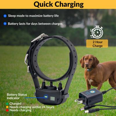Show full view: Educator Barkless Pro Advanced No-Bark Collar & Clicker Waterproof Dog Training Collar slide 5 of 10