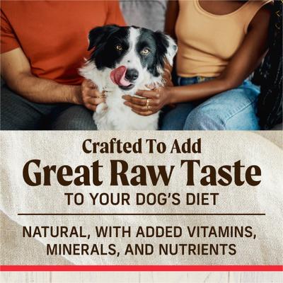 Show full view: Merrick Healthy Grains Raw-Coated Kibble Real Beef + Brown Rice Recipe Freeze-Dried Dry Dog Food, 4-lb bag slide 6 of 12