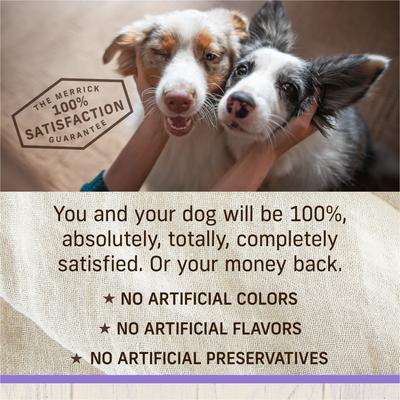 Show full view: Merrick Healthy Grains Raw-Coated Kibble Puppy Recipe Freeze-Dried Dry Dog Food, 10-lb bag slide 9 of 12