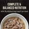 Show in main carousel: Merrick Backcountry Grain-Free Morsels in Gravy Real Whitefish Recipe Cuts Cat Food Pouches, 3-oz, case of 24 slide 5 of 12