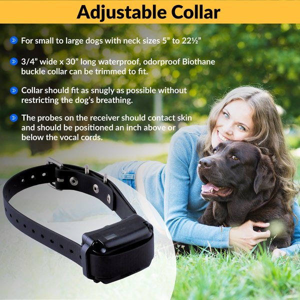 Educator Barkless Pro Advanced No-Bark Collar & Clicker Waterproof Dog Training Collar