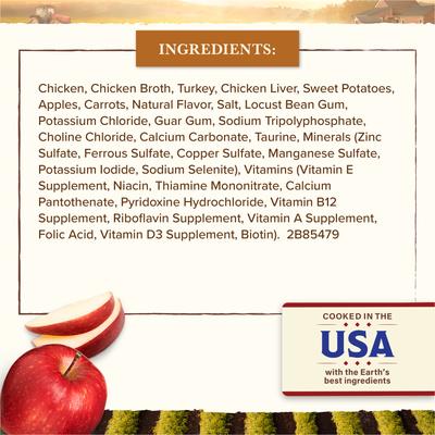 Show full view: Whole Earth Farms Grain-Free Chicken & Turkey Recipe Canned Dog Food, 12.7-oz can, bundle of 24  slide 6 of 11