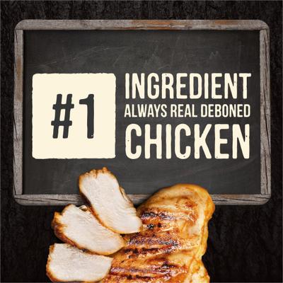 Show full view: Merrick Backcountry Grain-Free Kitten Recipe Cuts Chicken & Duck in Gravy Cat Food Pouches, 3-oz, case of 24 slide 6 of 12