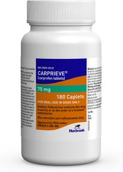 Carprieve (carprofen) Caplets for Dogs, 75-mg, 60 caplets