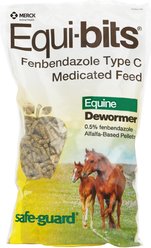Safe-Guard Equi-Bits Fenbendazole Horse Dewormer, 1.25-lb bag