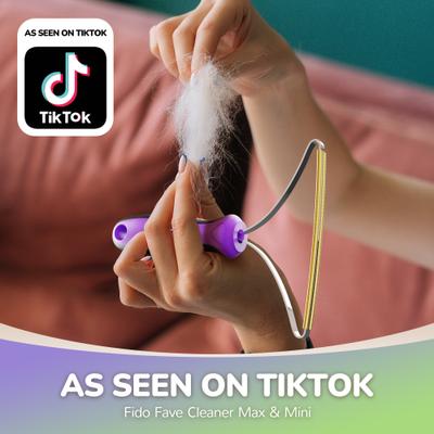 Show full view: Fido Fave Mini & Max Dog & Cat Hair Remover Bundle slide 6 of 10