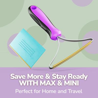 Show full view: Fido Fave Mini & Max Dog & Cat Hair Remover Bundle slide 2 of 10