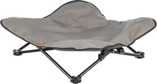 Show full view: TRIXIE Camping Cot Dog Bed, Gray, Medium slide 6 of 7