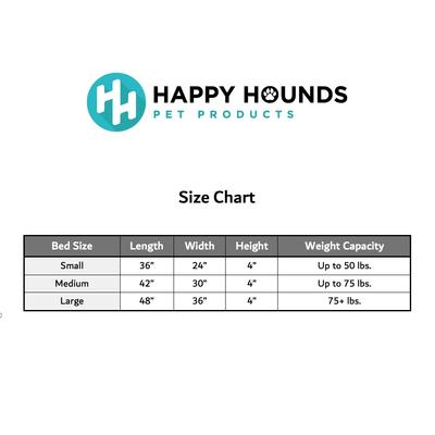 Show full view: Happy Hounds Cleo Holiday Throw Dog & Cat Bed with Removable Cover, Holiday Plaid, Medium slide 7 of 7