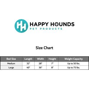 Happy Hounds Radley Faux Fur Donut Bolster Dog & Cat Bed with Removable Cover, Kerry Blue, Medium