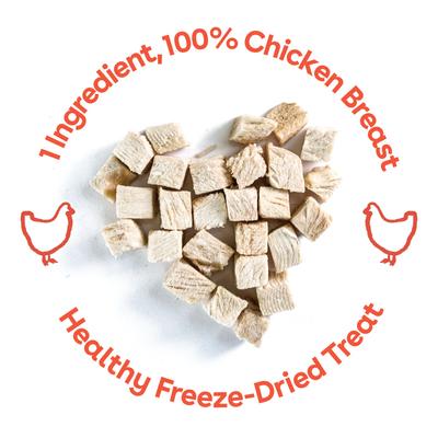 Show full view: Pupford Diced Chicken Breast Limited Ingredient Freeze-Dried Dog Treats, 5.75-oz bag slide 5 of 9