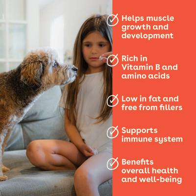 Show full view: Pupford Diced Chicken Breast Limited Ingredient Freeze-Dried Dog Treats, 5.75-oz bag slide 4 of 9