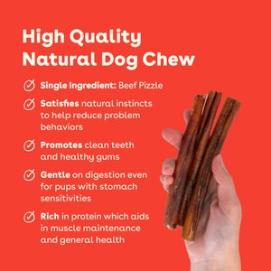 Pupford Engage Bully Sticks Dog Chews, 20 count