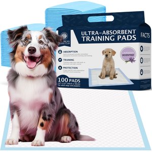 American Kennel Club Dog Training Pads, 22 x 22-in, 100 count, Lavender Scented