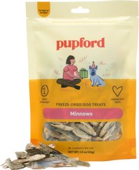 Pupford Minnows Limited Ingredient Freeze-Dried Dog Treats, 1.5-oz pouch