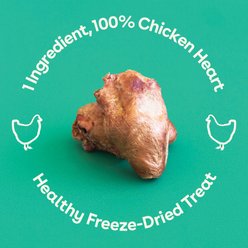 Pupford Chicken Hearts Limited Ingredient Freeze-Dried Dog Treats, 4.25-oz bag slide 2 of 7
