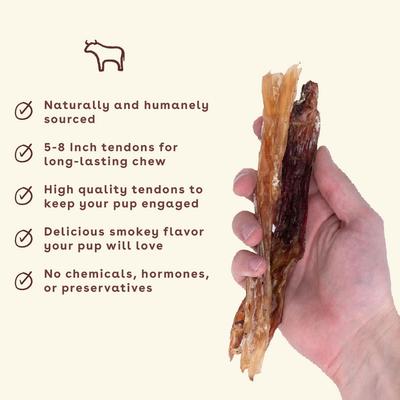 Show full view: Pupford Beef Tendon Dog Chews, 4 count slide 3 of 12