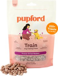 Pupford Train Rabbit Natural Freeze-Dried Dog Treats, 2-oz bag