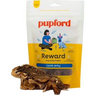 Pupford Pupford Lamb High-Protein Jerky Dog Treats, 7-oz bag