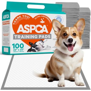 ASPCA Dog Training Pads, 22 x 22-in, 100 count, Fresh Scented
